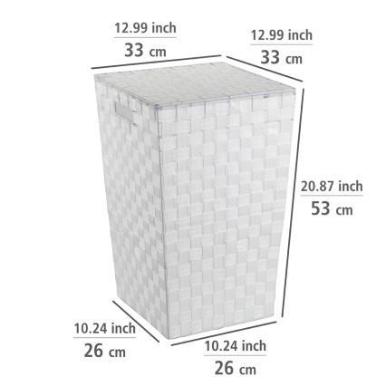 WENKO 22277100 - Korg ADRIA 33x53 cm vit