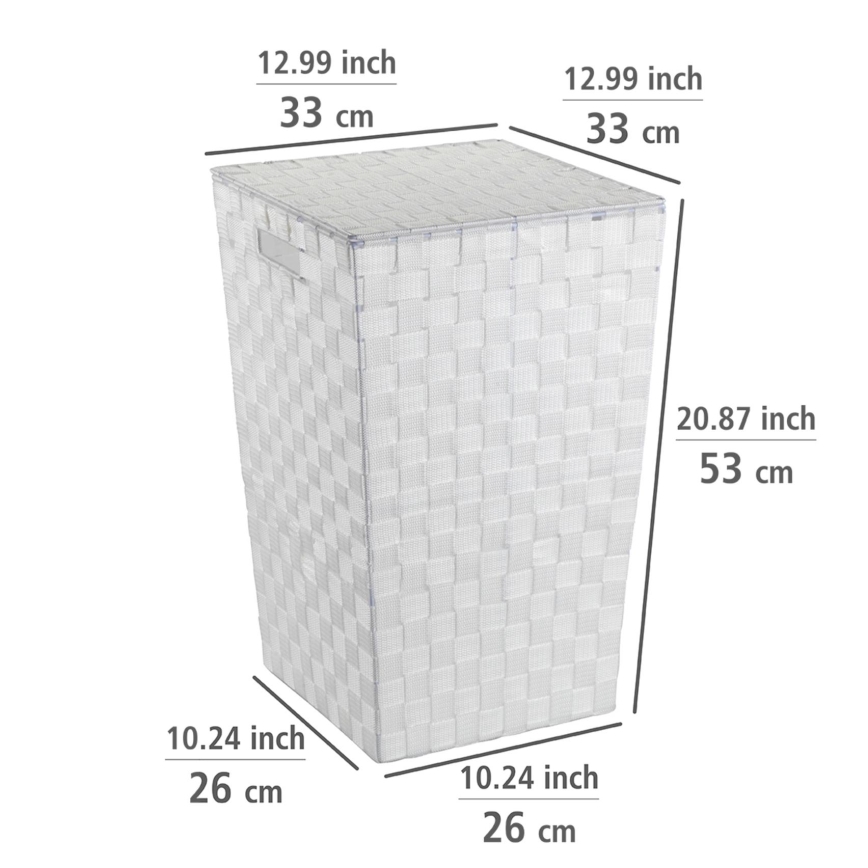 WENKO 22277100 - Korg ADRIA 33x53 cm vit