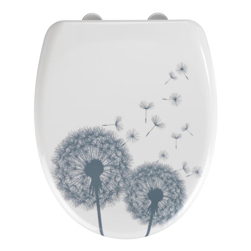 WENKO 22409100-WC-sits ASTERA 45x38 cm flerfärgad/silver