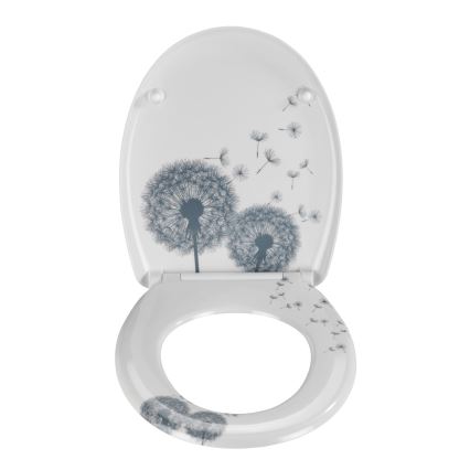 WENKO 22409100-WC-sits ASTERA 45x38 cm flerfärgad/silver