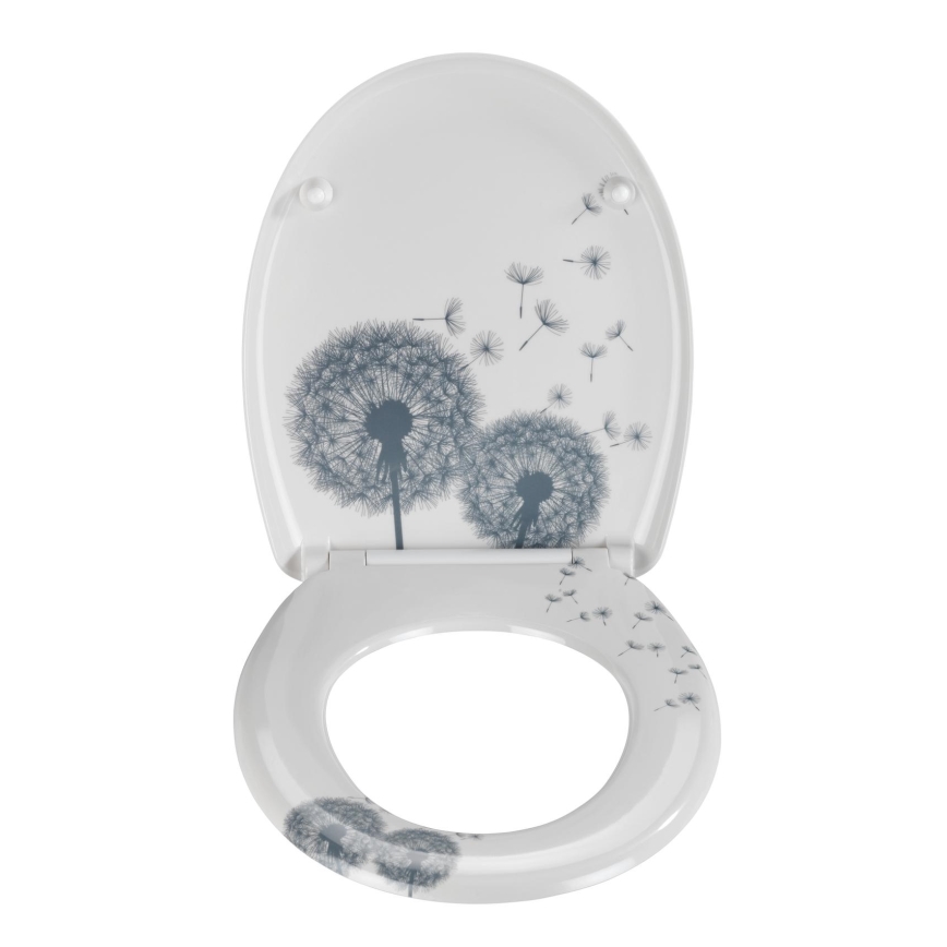 WENKO 22409100-WC-sits ASTERA 45x38 cm flerfärgad/silver