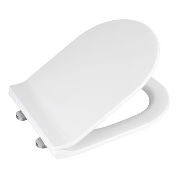 WENKO 22415100-Toalettsits HABOS 46x36 cm vit/silver
