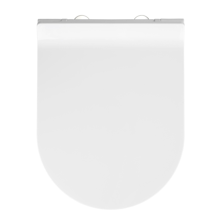 WENKO 22415100-Toalettsits HABOS 46x36 cm vit/silver