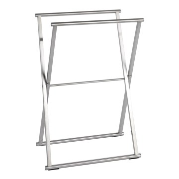WENKO 22476100 - Handdukställ LAVA 53,5 x 80,5 cm rostfritt stål/silver