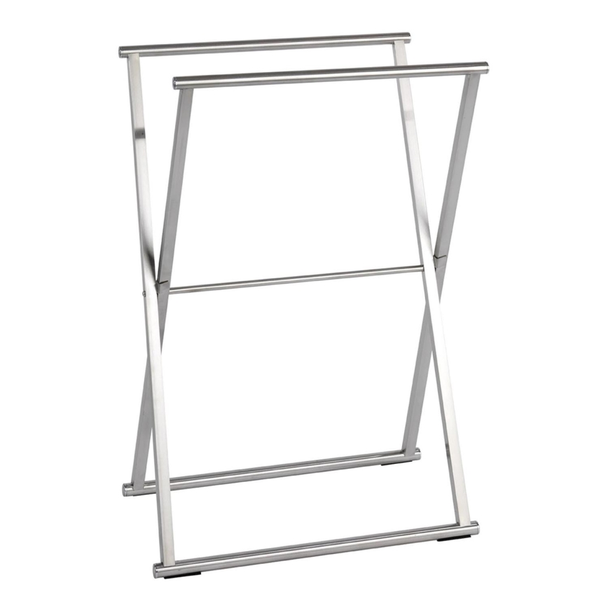 WENKO 22476100 - Handdukställ LAVA 53,5 x 80,5 cm rostfritt stål/silver