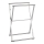 WENKO 22476100 - Handdukställ LAVA 53,5 x 80,5 cm rostfritt stål/silver
