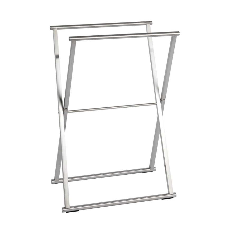 WENKO 22476100 - Handdukställ LAVA 53,5 x 80,5 cm rostfritt stål/silver