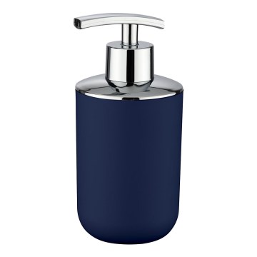WENKO 22519100 - Tvåldispenser BRASIL 320 ml, blå/blank krom