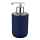 WENKO 22519100 - Tvåldispenser BRASIL 320 ml, blå/blank krom