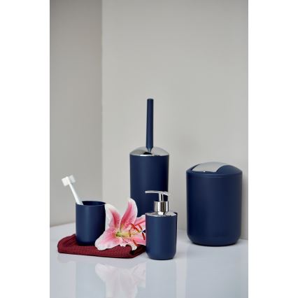 WENKO 22519100 - Tvåldispenser BRASIL 320 ml, blå/blank krom