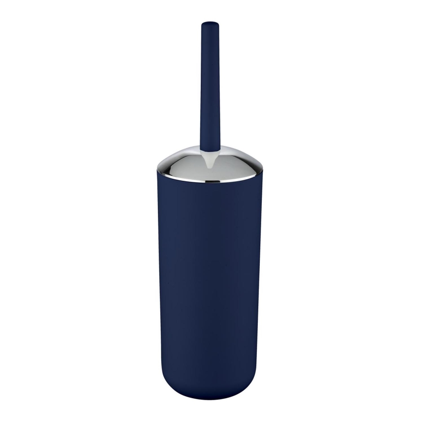 WENKO 22522100 - WC-borste BRASIL 10x37 cm blå/blank krom