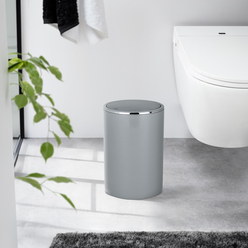 WENKO 22562100 - Korg INCA 18,5x25,5 cm grå/blank krom