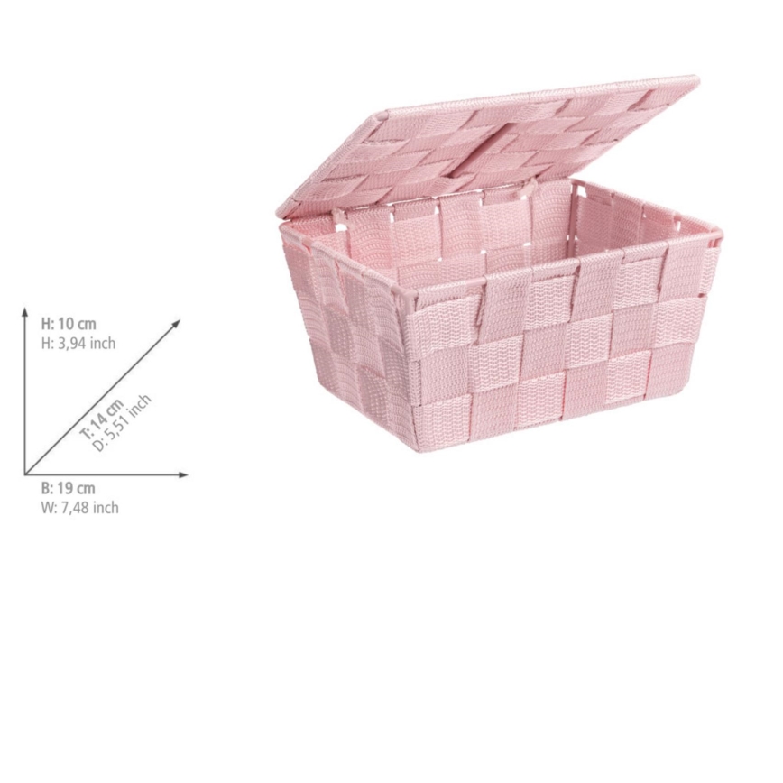 WENKO 22574100 - Korg ADRIA 19x14 cm rosa