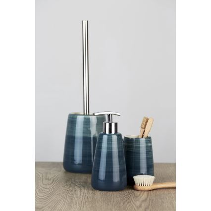 WENKO 22648100 - WC-set POTTERY 12,5x39,5 cm turkos