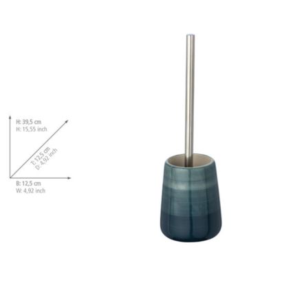 WENKO 22648100 - WC-set POTTERY 12,5x39,5 cm turkos