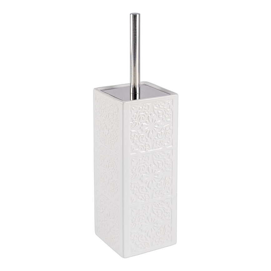 WENKO 22651100 - WC-borste CORDOBA 9,5x35 cm vit