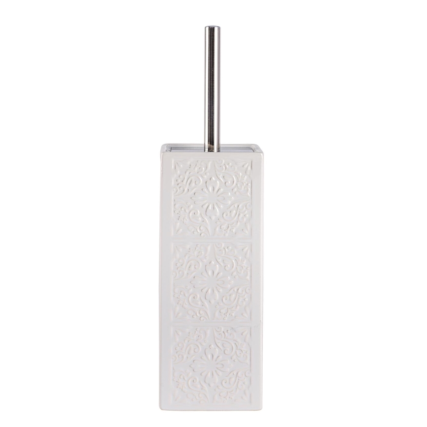 WENKO 22651100 - WC-borste CORDOBA 9,5x35 cm vit