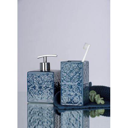 WENKO 22652100 - Glas CORDOBA 6,5x12 cm blå