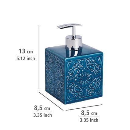 WENKO 22653100 - Tvåldispenser CORDOBA 500 ml blå
