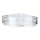 WENKO 22686100-Hörnhylla VACUUM-LOC QUADRO ED 28x19,5 cm silver/transparent