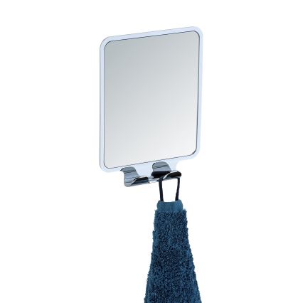 WENKO 22693100 - Sminkspegel VACUUM-LOC QUADRO ED 14x19,5 cm blank krom