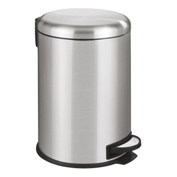 WENKO 22704100 - Korg LEMAN 30,5x44 cm rostfritt stål/satin/svart