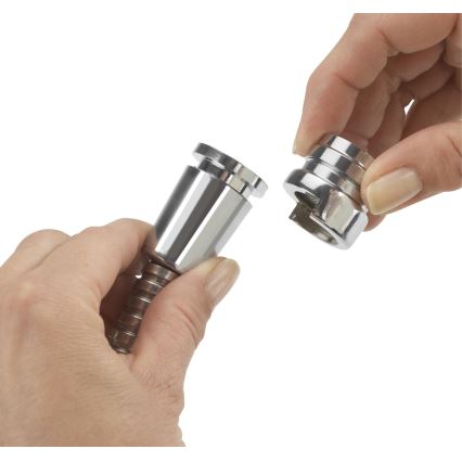 WENKO 22866100 - Duschstång UNIVERSAL 170x6,5 cm blankkrom/silver/grå