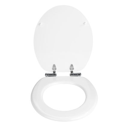 WENKO 22885100-WC WC-sits URBIO 36x42,5 cm vit/silver