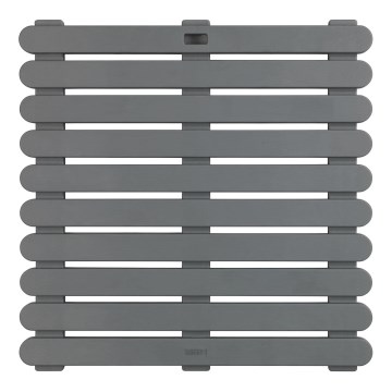 WENKO 22947100-Duschmatta inomhus & utomhus 55x55 cm grå