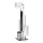 WENKO 22983100 - WC-borste RIVALTA 18x70 cm rostfritt stål/silver/svart