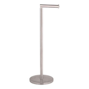 WENKO 22985100 - Toalettpappershållare 21x55 cm rostfritt stål/silver