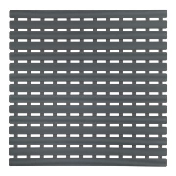 WENKO 23125100-Duschmatta ARINOS 54x54 cm grå/grå