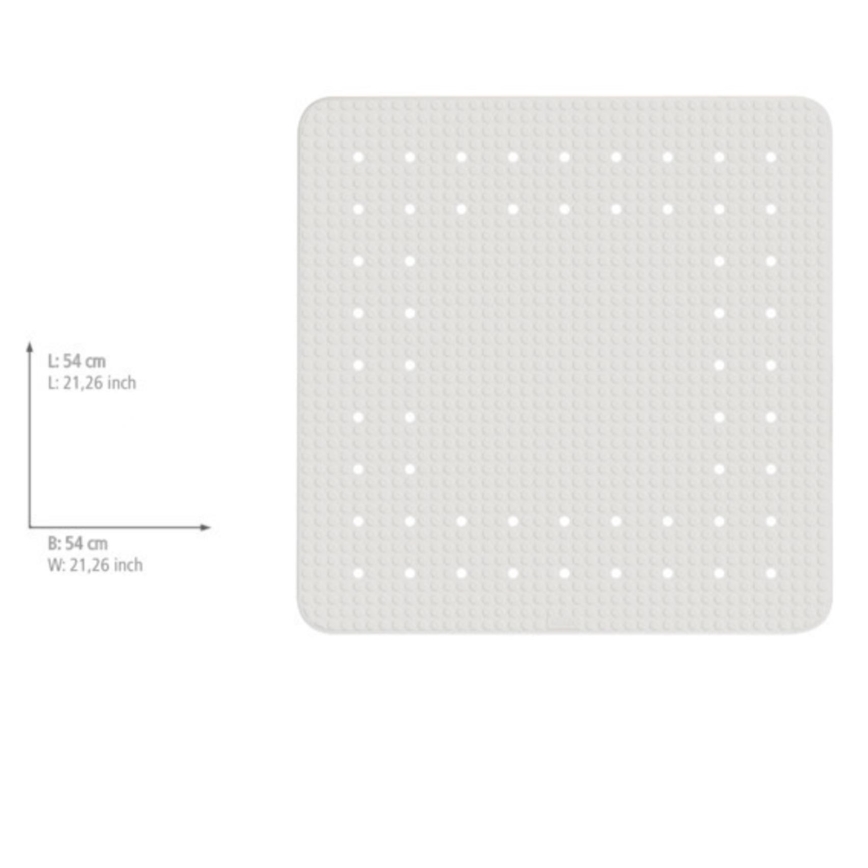 WENKO 23135100 - Duschmatta MIRASOL 54 x 54 cm, vit