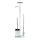WENKO 23364100 - WC-borste DEBAR 21x70,5 cm rostfritt stål/satinborstad/vit