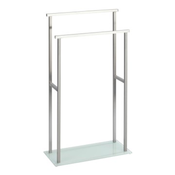 WENKO 23438100 - Handdukställ DEBAR 20x83 cm rostfritt stål/satin/vit