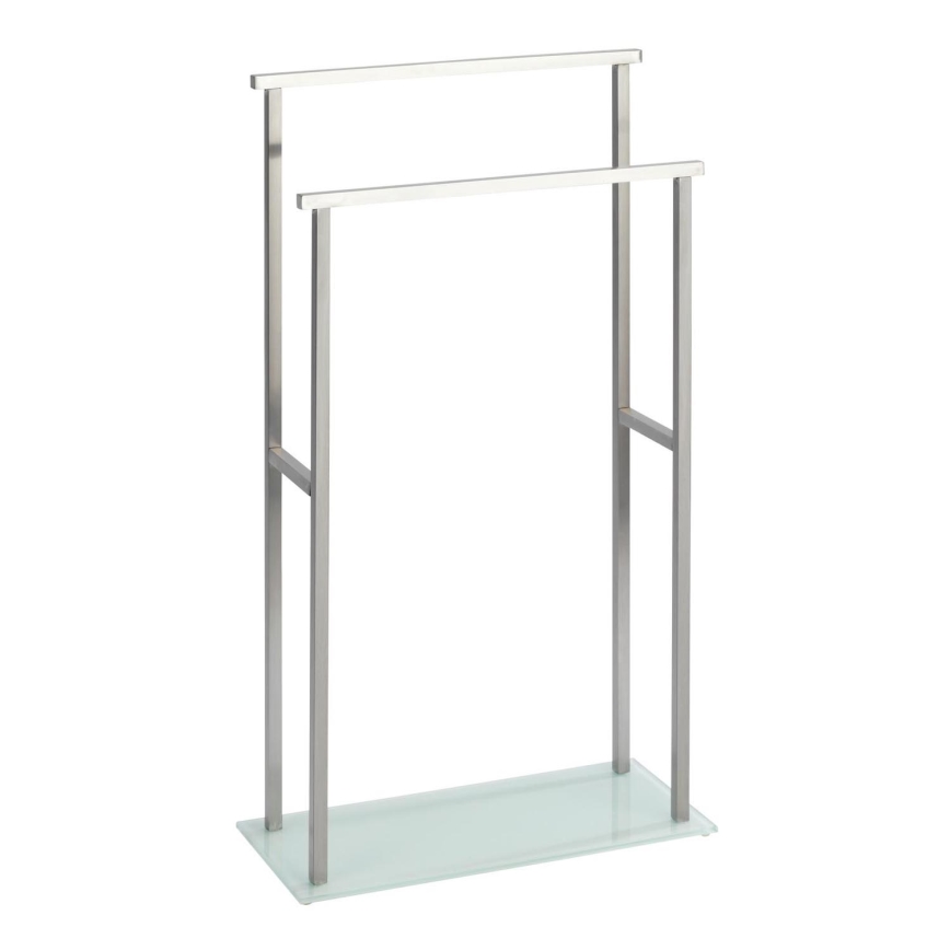 WENKO 23438100 - Handdukställ DEBAR 20x83 cm rostfritt stål/satin/vit