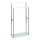 WENKO 23438100 - Handdukställ DEBAR 20x83 cm rostfritt stål/satin/vit