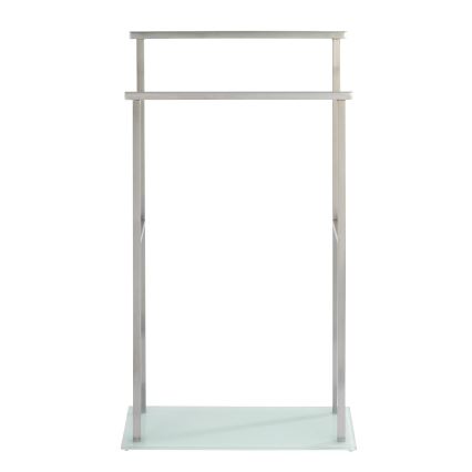 WENKO 23438100 - Handdukställ DEBAR 20x83 cm rostfritt stål/satin/vit
