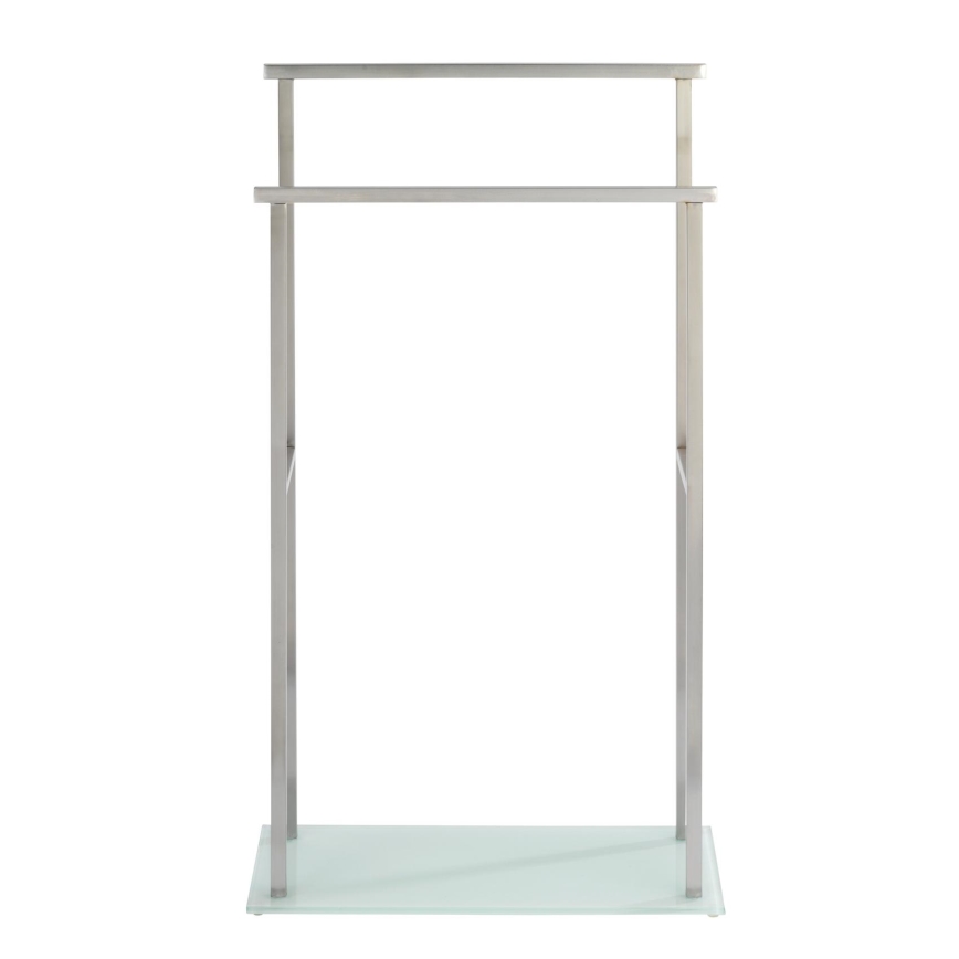 WENKO 23438100 - Handdukställ DEBAR 20x83 cm rostfritt stål/satin/vit