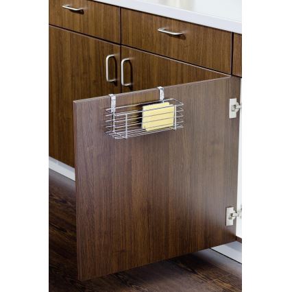 WENKO 2344100 - SLIM-korg 24x11,5 cm blankkrom/svart