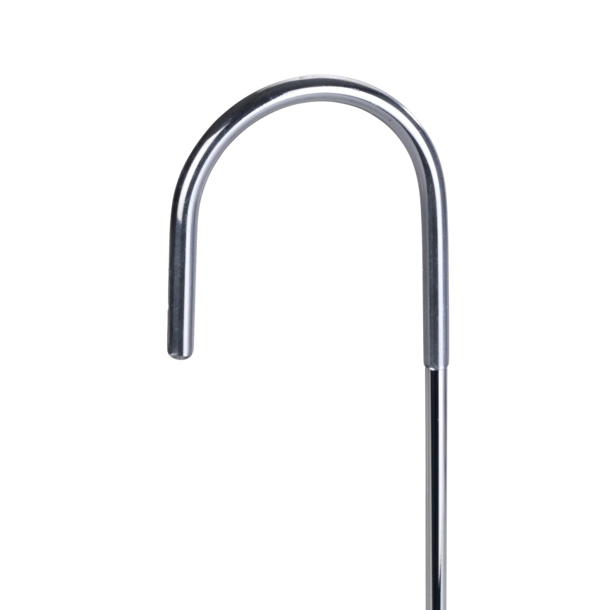 WENKO 23499100 - Duschhylla MILO 25x36 cm, rostfritt stål/silver/genomskinlig