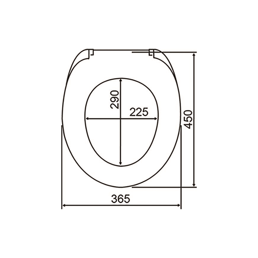 WENKO 23536100-WC WC-sits RELIEF 36,5x45 cm flerfärgad/silverfärgad