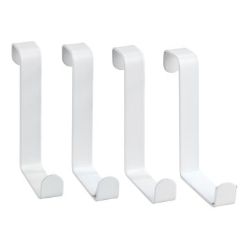 WENKO 23545100 - Dörrhängare 7,6 x 6 cm vit