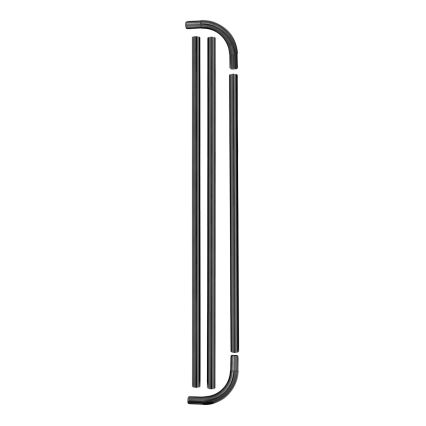 WENKO 23565100 - Svart stång 2 x 2 cm