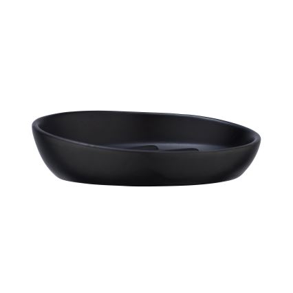 WENKO 23653100 - Tvålfat BADI 11,5 x 3 cm svart