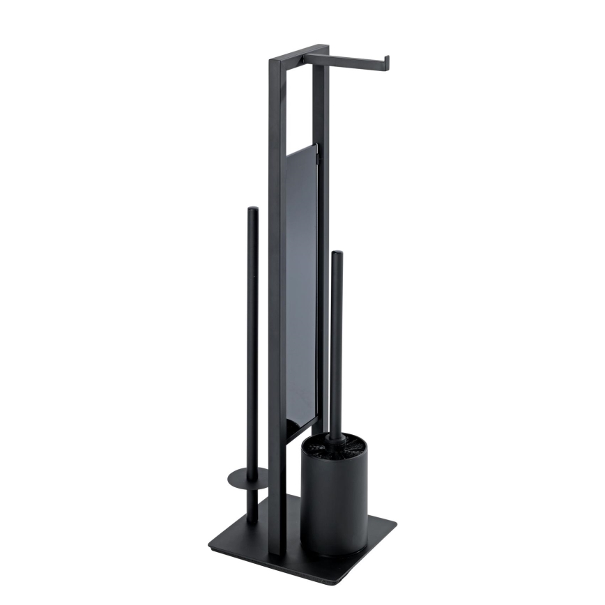 WENKO 23708100 - Toalettborste RIVALTA 18x70 cm svart