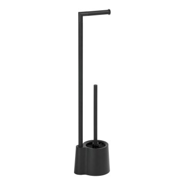 WENKO 23804100 - WC-borste AVOLA 13x70 cm rostfritt stål/svart