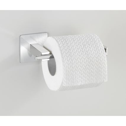 WENKO 23859800 - Toalettpappershållare TURBO-LOC QUADRO ED 16,5x6,5 cm i rostfritt stål