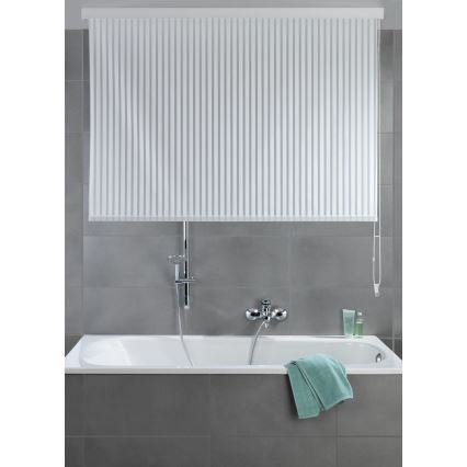 WENKO 23864100 - Duschrullgardin 132x240 cm vit