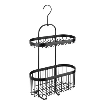 WENKO 23880100 – Hylla CLASSIC PL. SCHWARZ 26,5x47 cm svart